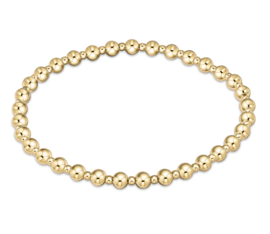 enewton Extends- Classic Grateful 4mm Bead Bracelet- Gold