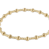 Extends Dignity Sincerity Gold 4mm Bracelet