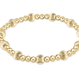 Extends Dignity Sincerity Gold 6mm Bracelet
