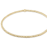 egirl Classic Gold 2mm Bead Bracelet