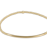 egirl Classic Gold 2mm Bead Bracelet- Bliss Bar Gold