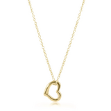 egirl 14" Necklace Gold- Love Gold Charm