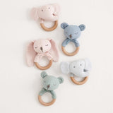 Basket Of Ring Rattles