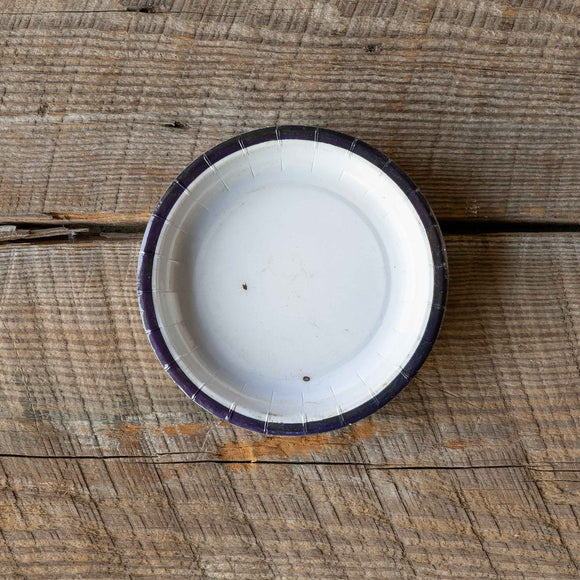 Old Enamelware Dessert Salad Plate