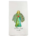 Colorful Angel "Friends Are Angels On Earth" Dishtowel D427Q