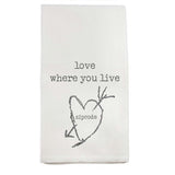 Love Where You Live 31024 Dishtowel