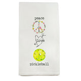 Peace Love Pickleball Dish Towel D159