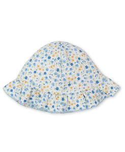 Floral Fantasy Multi Blue Floppy Hat