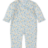 Floral Fantasy Multi Blue Playsuit