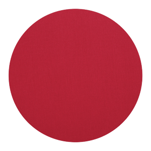 Placemat Round Felt Classic Canvas Fuchsia Set of 4