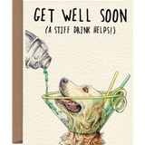 Get Well Soon Dog Card