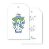 Ginger Jar Green Bow Gift Tags- Set of 10