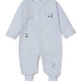 Hole In One Light Blue Stripe Footie