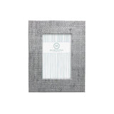 9050SL Pale Gray Faux Grasscloth 4x6 Frame