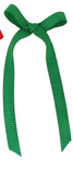 Pleated Longtail Satin Bow