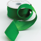 Wired Reversible Ribbon | Green/Dark Green