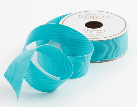 Wired Grosgrain Ribbon | Turquoise
