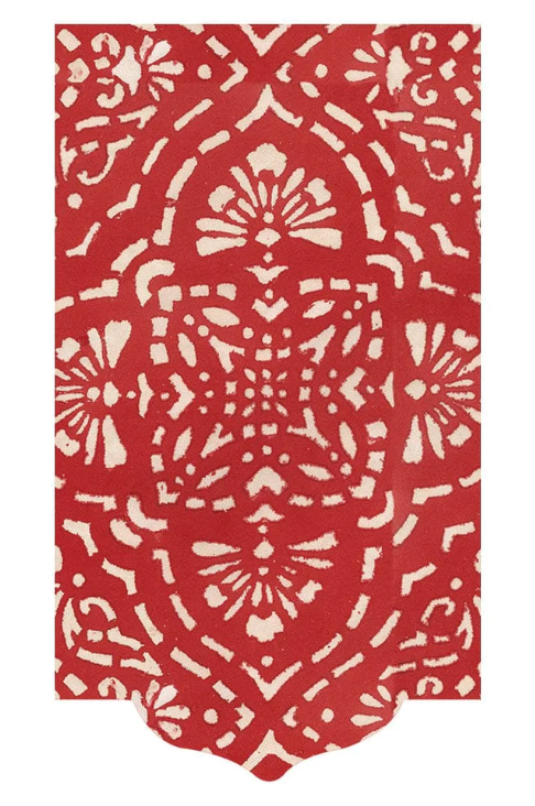 GT Die-Cut Annika Red Paper Linen