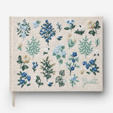 Wildwood Embroidered Fabric Guest Book