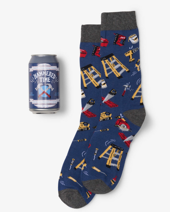 Handyman Men's Beer Can Socks