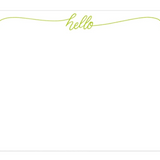 Correspondence Cards Hello Script