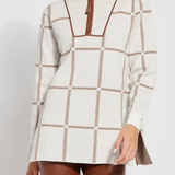 Hudson Pullover Sweater- Hudon Plaid