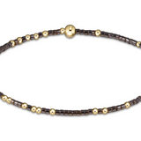 Hope Unwritten Bracelet- Metallic Gunmetal