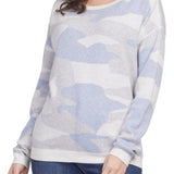 Reversible L/S Sweater- Icy Blue XS