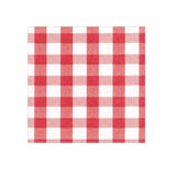 Gingham Red Cocktail Napkin