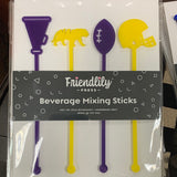 Louisiana Drink Stirrers, 4 Piece Set