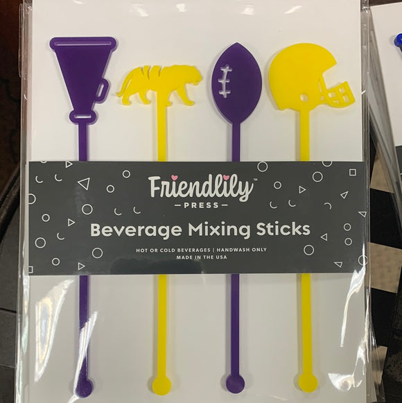 Louisiana Drink Stirrers, 4 Piece Set