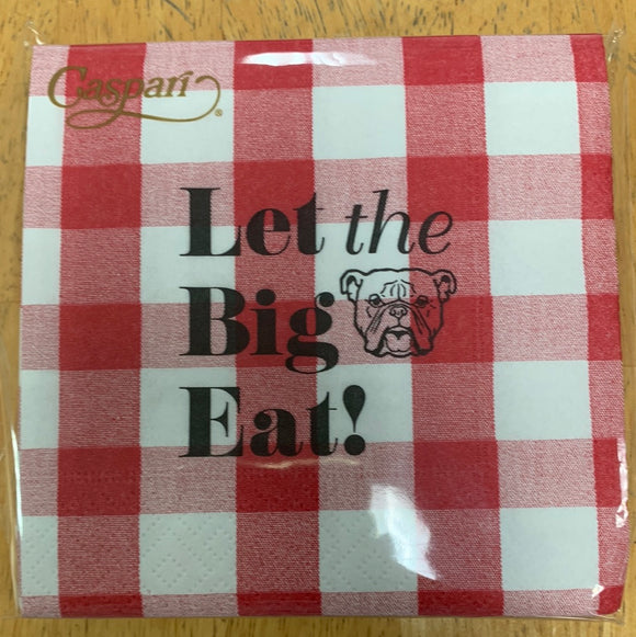 CN Let the Big Dawg Eat! Red Gingham