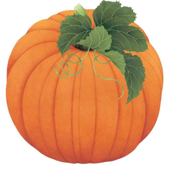 Placemat Die Cut- Single Pumpkin Set of 4