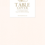 Table Cover Ivory Paper Linen