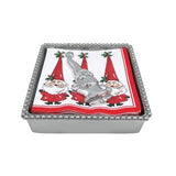2426-C Jolly Santa Beaded Napkin Box