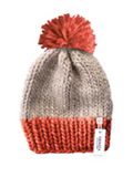 Knit Hat w/ Oversized Pom