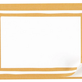 Label - Stripe Border Gold