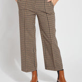 Lillian Crop Pant- Harriet Brushed Plaid