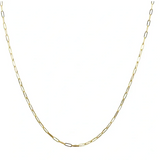 a gold chain on a white background