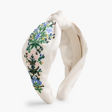 Lottie Cream Embroidered Headband