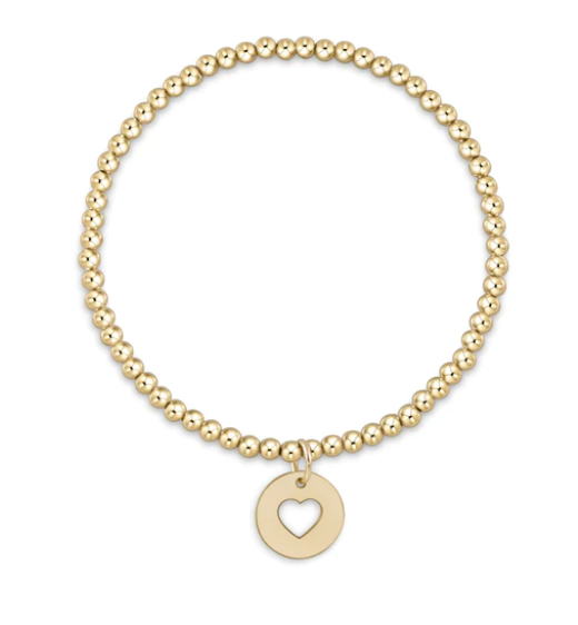 Classic Gold 3mm Bead Bracelet | Love Gold Disc
