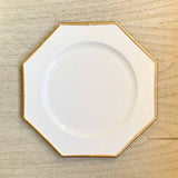 Mandalay Charger white/Gold 13"