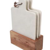 Marble Board with Stand Set of 3