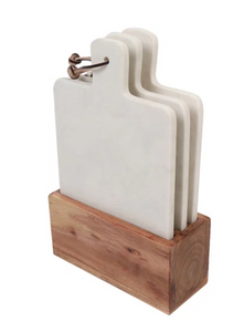 Marble Board with Stand Set of 3