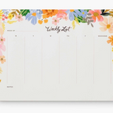 Marguerite Weekly Desk Pad