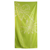Mazu Beach Towel Lime/White