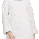 L/S Oversized Top W/ Side Pockets- Light Mint XL