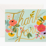 Mint Garden Thank You Card Single