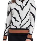 Mock Neck Sweater- Eggshell