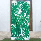 Monstera Leaf Beach Towel Light Parakeet/Kelly/Lime 34x70